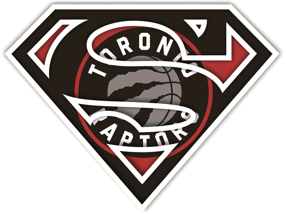 Toronto Raptors superman iron on heat transfer